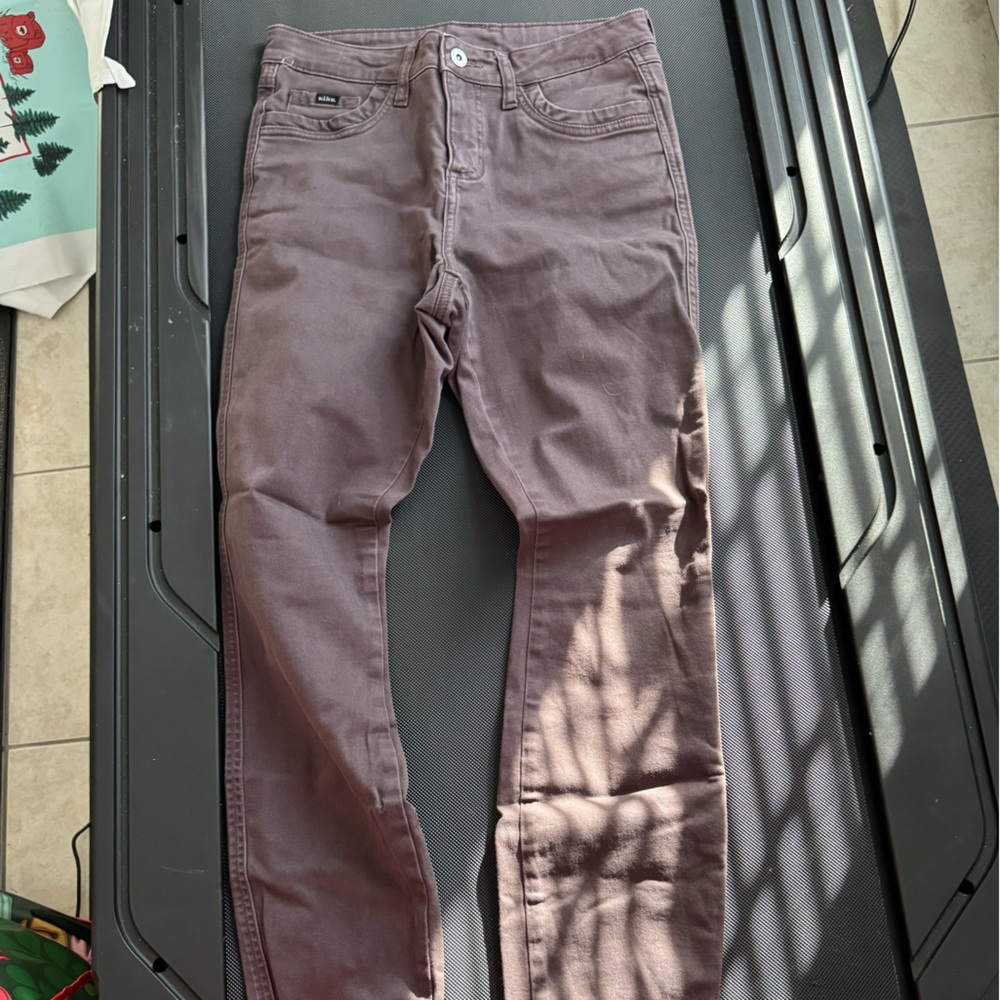 Women’s plum khaki jeans